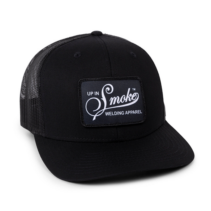 Up In Smoke BLACK/BLACK Curved Brim Hat