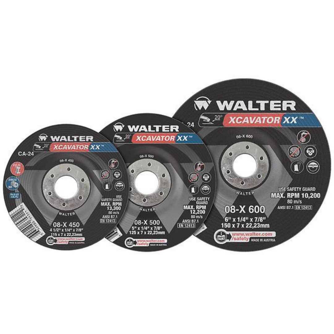 Walter XCAVATOR XX™ Grinding Discs