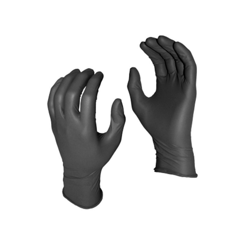 Shop Grease Monkey 8 mil Black Heavyweight Nitrile Gloves