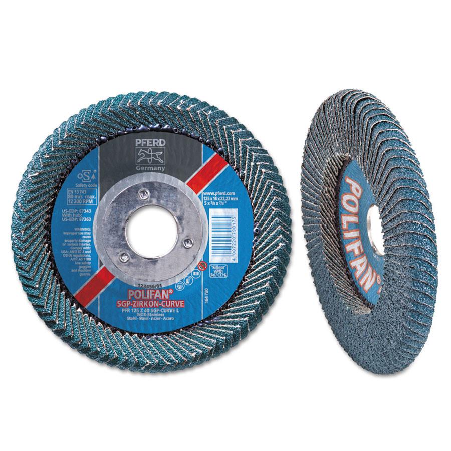 Pferd Polifan ZIRKON-CURVE Flap Discs 