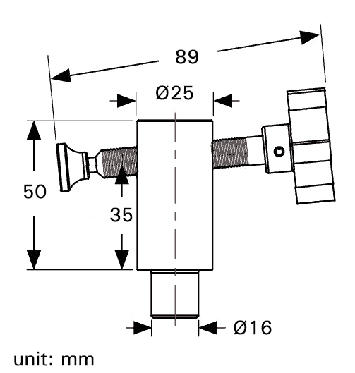 BuildPro TCX6210 16mm Side Clamp